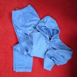 NORSPORT Womens Size M Blue Jogging/Track/Leisure Suit Pants & Full Zip Hoodie